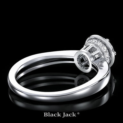 1.50 Carat Round Cut Moissanite Bezel Solitaire Engagement Ring in 925 Sterling Silver