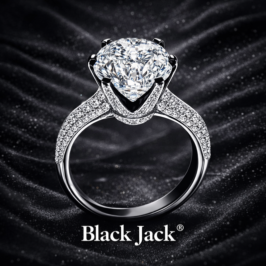 4.50 Carat Lab-Grown Diamond Cathedral Pavé Engagement Ring Heart Cut in 14K White Gold IGI Certified