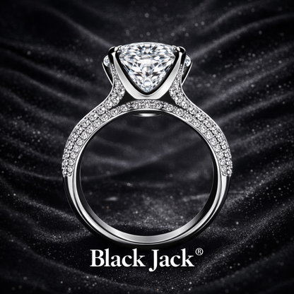 4.50 Carat Lab-Grown Diamond Cathedral Pavé Engagement Ring Heart Cut in 14K White Gold IGI Certified