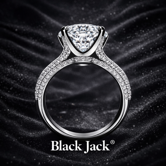 4.50 Carat Lab-Grown Diamond Cathedral Pavé Engagement Ring Heart Cut in 14K White Gold IGI Certified