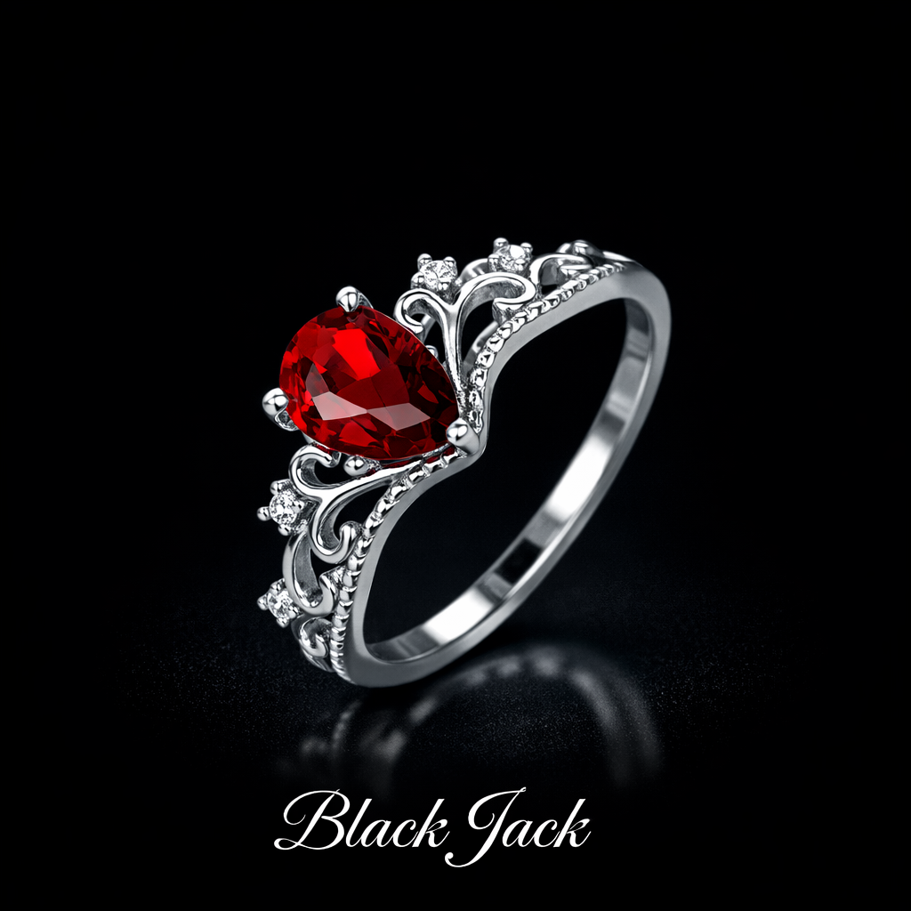 4.15 Carat Oval Cut Ruby & Moissanite Vintage Scroll Engagement Ring in 925 Sterling Silver
