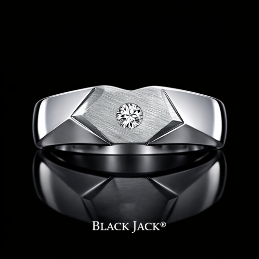 0.15 Ct Single Stone Round Cut Men’s Wedding Band Custom Memory Diamond Men’s Wedding Band  Lab-Grown Diamond from Personal Carbon in 14K Gold